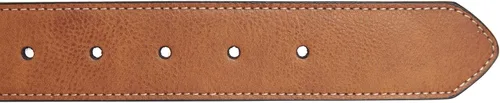Miniatura 6 de Nautica Men's Signature Leather and Canvas Belt Ribbon Detail Flag Design Classic Casual Metal Buckle