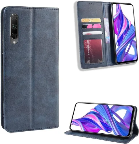 Miniatura 9 de Jielangxin Keji Funda para Huawei Y9s Caso,Funda para Huawei Y9s 2019 STK2-LX1 STK2-L21 STK-L22 STK-LX3 Funda PU Cuero Flip Cover Negro
