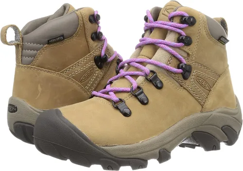 Miniatura 8 de KEEN Botas de senderismo de cuero impermeables de altura media para mujer Pirineos, Safarilavanda inglesa, 7