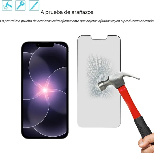Miniatura 5 de Ailun Protector de pantalla de privacidad para iPhone 16e / iPhone 14 / iPhone 13 / iPhone 13 Pro [6.1 pulgadas] paquete de 2 fundas de vidrio