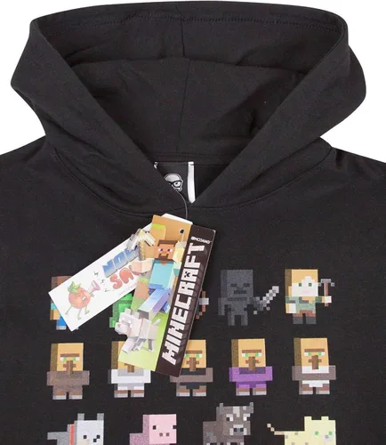 Miniatura 4 de Minecraft Sudadera oficial Sprites para niño Negro