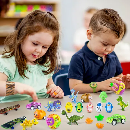 Miniatura 5 de XIPEGPA Surtido de 62 piezas de juguetes de fiesta para recompensas de aula, juguetes a granel, juguetes de fiesta de cumpleaños, bolsas de regalo