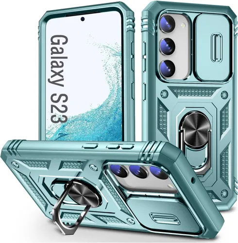 Miniatura 31 de Funda para Galaxy S22 Ultra, a prueba de golpes, resistente a los impactos con lente deslizante Funda protectora para Samsung Galaxy S22 Ultra 4G/5G