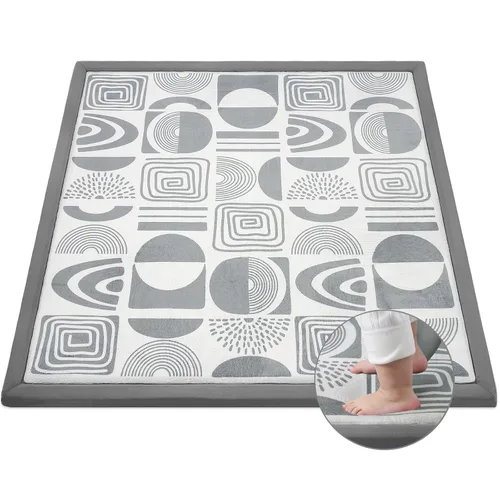Miniatura 11 de Tapete de juego de 50 x 50 pulgadas para el suelo y el parque infantil, tapete de espuma de alta densidad de 1.2 pulgadas de grosor, alfombra