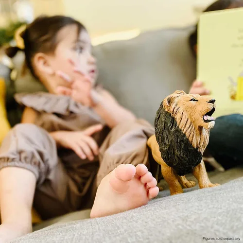 Miniatura 5 de Safari Ltd. Figura de león – Figura detallada de plástico de 9.5 pulgadas – Divertido juguete educativo para niños, niñas y niños a partir de 1 año