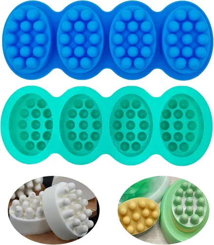 Miniatura 12 de 4 moldes de jabón de flores, moldes de silicona para tartas, moldes de chocolate floral para el hogar, hecho a mano, bandeja para hornear, barras