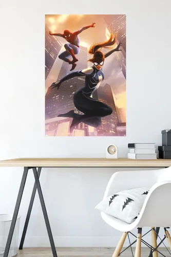 Miniatura 4 de Trends International Marvel Comics Spider-Man - Póster de pared #8 de Spider-Girl, 34 pulgadas de largo x 22.4 pulgadas, versión premium sin marco