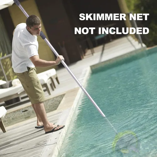 Miniatura 7 de Sepetrel Poste de piscina – Postes telescópicos profesionales de limpieza de piscina de 12 pies, poste telescópico ajustable, para red
