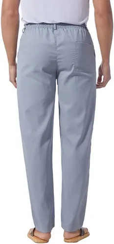Miniatura 13 de Pantalones casuales de lino de algodón para hombre, pantalones sueltos de playa, pantalones largos de yoga ligeros
