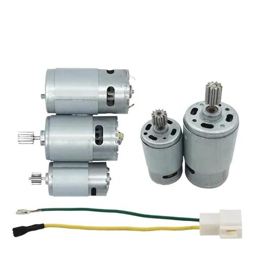 Motores para niños coche eléctrico RS550 RS390 RS380 24V 12V 6V DL555 10/12 dientes vehículo infantil motor reemplazo herramienta pieza (12T 380 6V