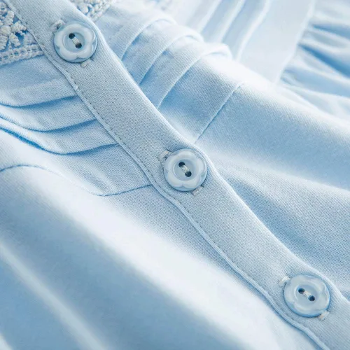 Miniatura 9 de Keyocean - Camisones para mujer, 100% algodón, suave, ligero, cómodo, ropa de dormir