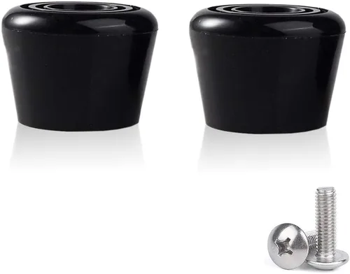 Miniatura 2 de Tapones de goma PU para patinaje con ruedas, 1 par con tornillos