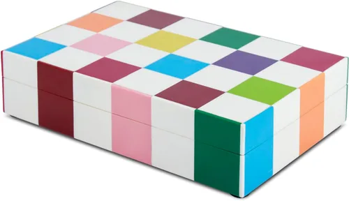 Miniatura 42 de Handicrafts Home Caja de recuerdo decorativa de 8 x 5 – Pequeña caja organizadora con tapa, almacenamiento decorativo Boho, caja de memoria retro