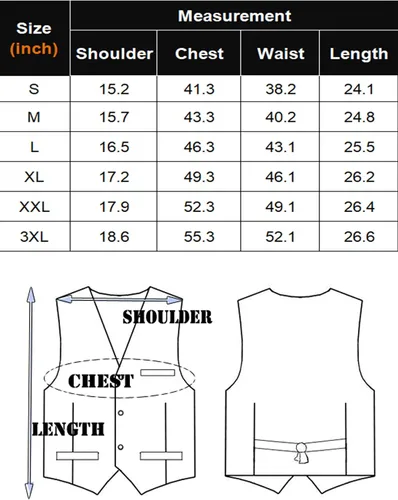Miniatura 7 de COOFANDY Chaleco de traje para hombre, ajustado, formal, de negocios, chaleco casual para boda
