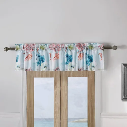 Miniatura 4 de Barefoot Bungalow Sarasota Cenefa para ventana, talla única, multicolor 84.00 x 14.00 pulgadas