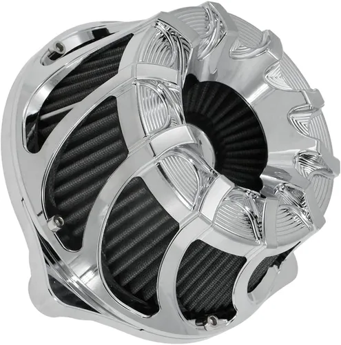 Miniatura 13 de Kit de entrada de aire limpiador de aire CNC para motocicletas con turbina, filtro de aire para Harley Sportster XL Touring Softail Dyna