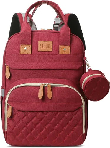 Miniatura 7 de JSTPRO Mochila para pañales, bolsa de pañales grande con cambiador, regalos para nuevas madres, bolsa de pañales unisex ligera e impermeable