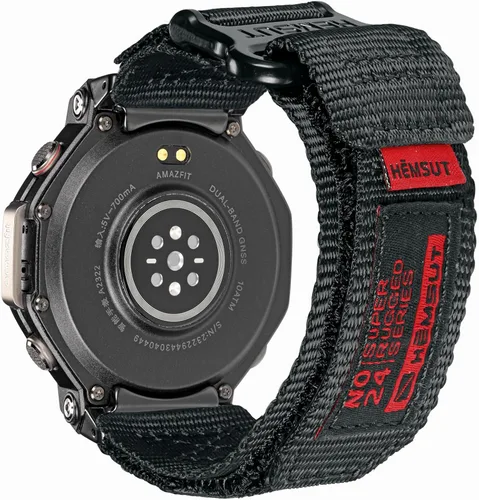 Miniatura 10 de SMITHA Correas de reloj compatibles con Amazfit T-Rex, T-Rex PRO, T-Rex 2, T-Rex 3 o T-Rex 3 PRO (1.890 in)/(1.732 in), T-Rex Ultra 1/2, correa Gris