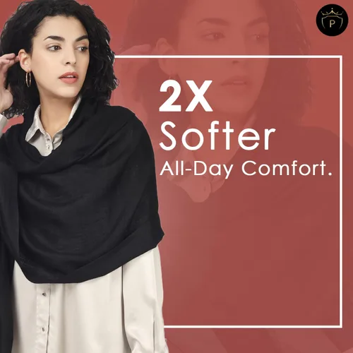Miniatura 8 de PASHWRAP Chal de lana merino para mujer, lujoso, cálido y grande, chal de lana pura para vestidos de noche y boda