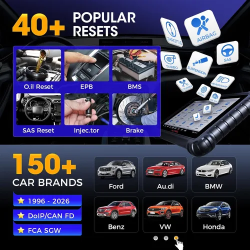 Miniatura 5 de Autel Escáner MaxiSys MS906 PRO, MS906Pro 2026 Igual que MS906 MAX con codificación ECU, V2.0 de MS906BT MP900BT, Lite de Elite II PRO, CAN FD DoIP