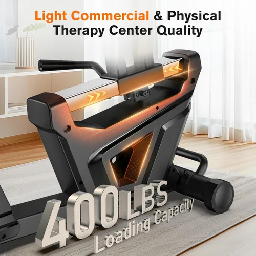 Miniatura 7 de pooboo - Bicicleta reclinada para ejercicios, bicicletas estáticas para el hogar con ejercitador de brazos, bicicleta reclinada magnética con Grano