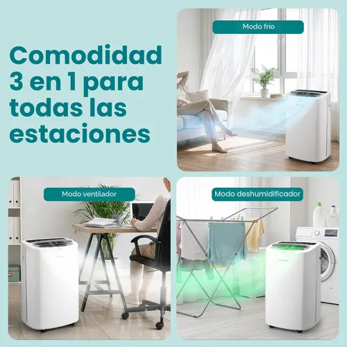 Miniatura 4 de SereneLife Portable Air Conditioner 14,000 BTU with Built-in Dehumidifier