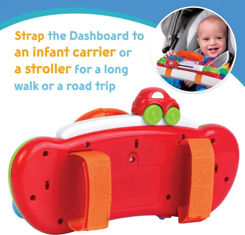 Miniatura 3 de HAP-P-KID My First Baby Stroller Toy - Volante de conducción para niños, asiento de automóvil, juguetes educativos para conductor, tablero