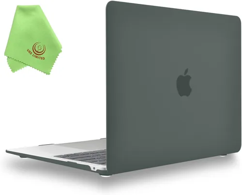Miniatura 81 de Carcasa para MacBook Air de 13 pulgadas, UESWILL, carcasa rígida mate de tacto suave para MacBook Air de 13 pulgadas (Modelo A1466 / A1369) de Negro