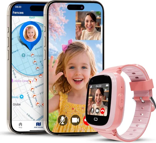 Miniatura 11 de Reloj para niños con localizador GPS, llamadas bidireccionales, seguimiento en tiempo real y alertas SOS - Reloj inteligente para niños