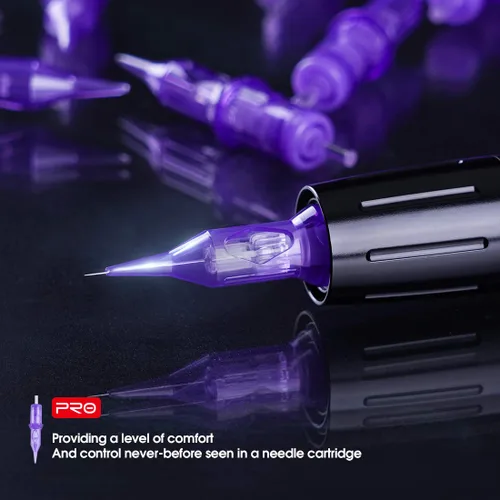 Miniatura 3 de Cartuchos profesionales Mast Pro Smp para agujas de tatuaje, 3 agujas redondas lineales de 0.2MM para maquillaje permanente del cabello del cuero