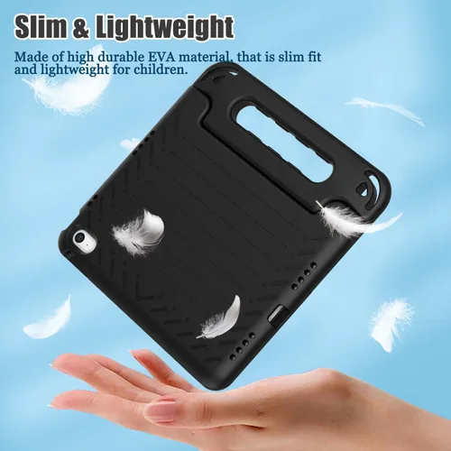 Miniatura 4 de AVAWO - Funda infantil para iPad de 10.9 pulgadas con protector de pantalla integrado, duradera, a prueba de golpes, ligera, con mango protector