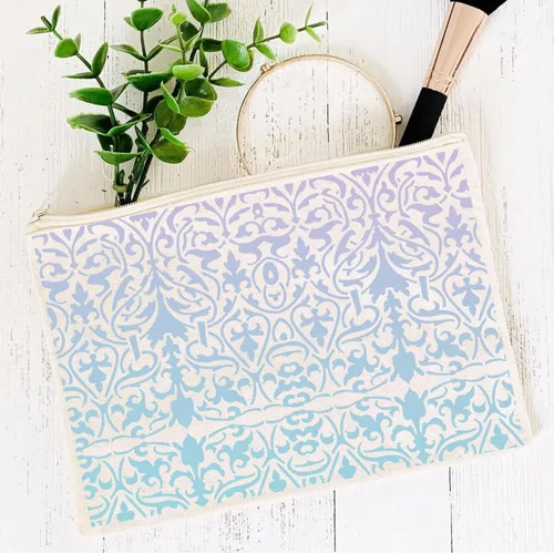 Miniatura 5 de Plantillas para manualidades, plantillas de textura reutilizables, hojas de damasco, floral, cubista, fondo mixto, plantillas para madera, lona