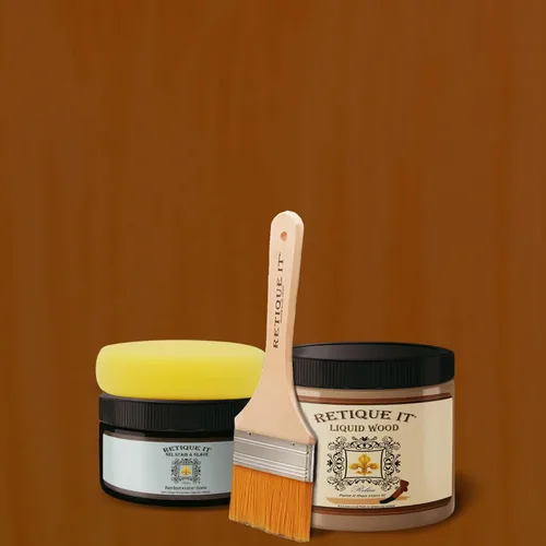 Miniatura 90 de Retique It Kit multiusos con acabado de madera - GO Beyond de madera falsa con imprimación a base de madera líquida pintable y tinte de gel - 60