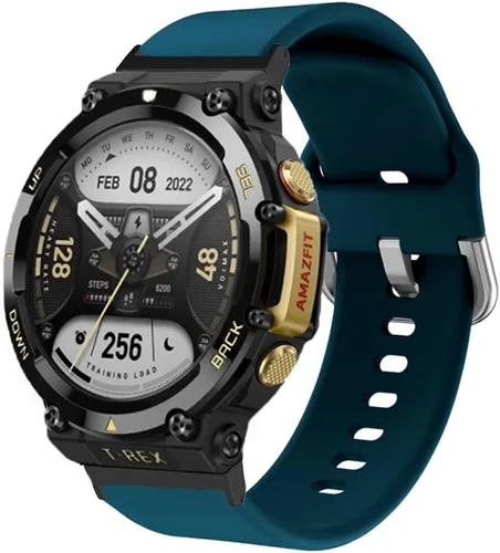 Senter Correas de repuesto de goma suave de liberación rápida para reloj inteligente Amazfit T-rex 2