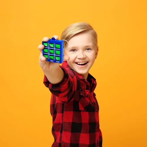 Miniatura 6 de Paquete de 24 llaveros Tic-Tac-Toe para juego de Tic-Tac-Toe, mini portátil de bolsillo para juegos de mesa de bolsillo Tic Tac Toe llavero