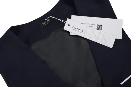 Miniatura 4 de COOFANDY Chaleco de traje de negocios casual para hombre, ajustado, a la cintura, formal