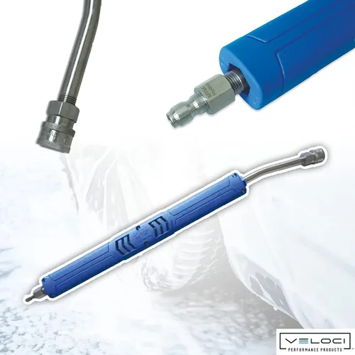 Miniatura 4 de MTM Hydro Acqualine - Kit de extensión para lavadora a presión, 20 pulgadas, lanza de espuma doblada de grado comercial