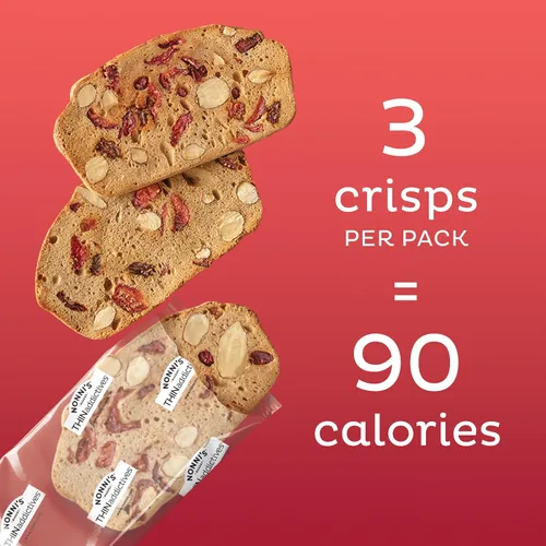Miniatura 4 de Nonni's, Galletas finas de arándano, 4.4 onzas