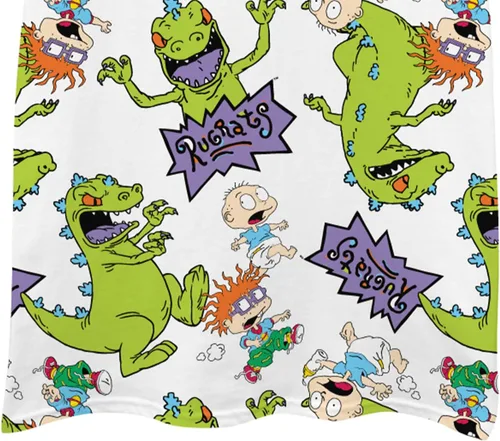 Miniatura 7 de Nickelodeon Camisa clásica Rewind para hombre - Rugrats, Ren & Stimpy y Hey Arnold Tie Dye