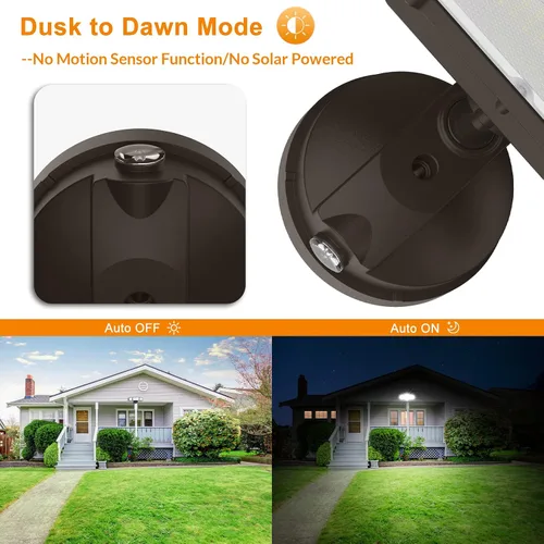 Miniatura 3 de LEPOWER Luces de seguridad LED de 3500 lm del anochecer al amanecer al aire libre, luz de inundación al aire libre de 35 W con fotocélula, 5500 K