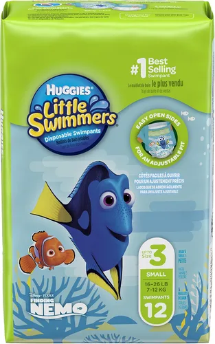 Miniatura 14 de Huggies Little Swimmers - Pantalones de natación desechables, S (15-34 libras), 12