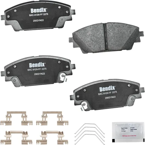 Miniatura 158 de Pastillas de freno delanteras cerámicas Bendix Priority1 CFC2302 para Hyundai Elantra 2021, Sonata 2022-2020, Kia K5 2023-2021
