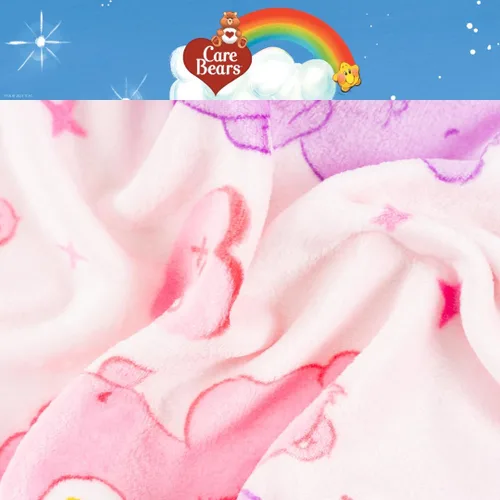 Miniatura 5 de Care Bears Love-A-Lot & Share Bear - Manta para niños, tacto de seda súper suave, 40 x 50 pulgadas, (producto oficial) por Franco