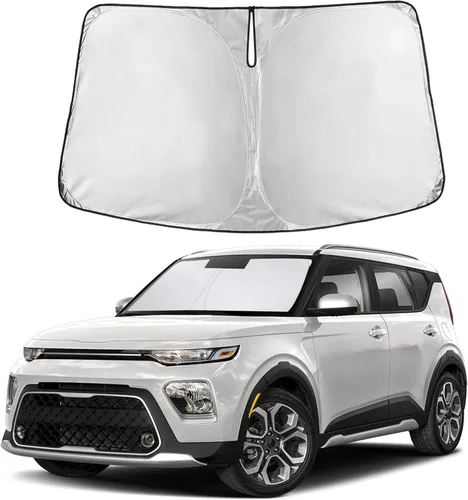Miniatura 192 de Autovir Parasol para parabrisas Rivian R1S 2022-2024 2025 2026, parasol para ventana delantera, protección UV, bloqueador de calor, accesorios