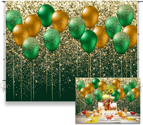 Miniatura 8 de Fondo de globo azul y plateado de 7 x 5 pies, fondo plateado con purpurina, boda, graduación, fiesta de cumpleaños, pancarta, decoración de mesa