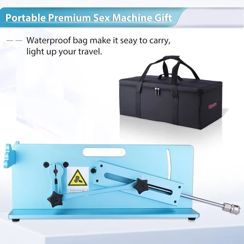 Miniatura 8 de Hismith Máquina sexual prémium con sistema KlicLok, 100 W, cable remoto 3 en 1, máquina sexual de control, máquina de empuje ajustable
