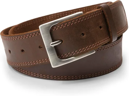 Miniatura 8 de Hide & Drink, Cinturón de cuero de grano completo de doble hilera para hombre, estilo occidental, accesorio casual de vaquero, hecho a mano