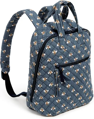 Miniatura 2 de Vera Bradley Mini mochila Totepack de algodón para mujer