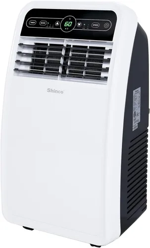 Miniatura 13 de Shinco 8,000 BTU aire acondicionado portátil con función de deshumidificador incorporada, modo ventilador, unidad de CA silenciosa que enfría