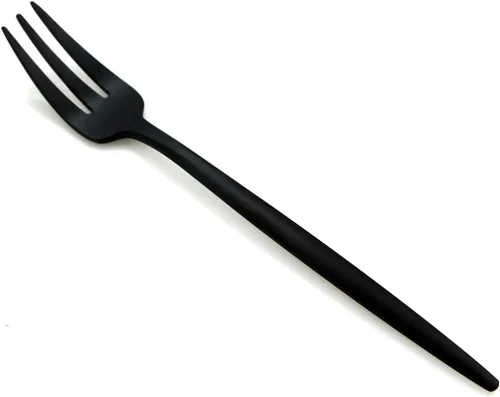 Miniatura 2 de JASHII Juego de 6 piezas de vajilla de acero inoxidable 304 negro mate para tartas para el hogar, cocina, fiesta